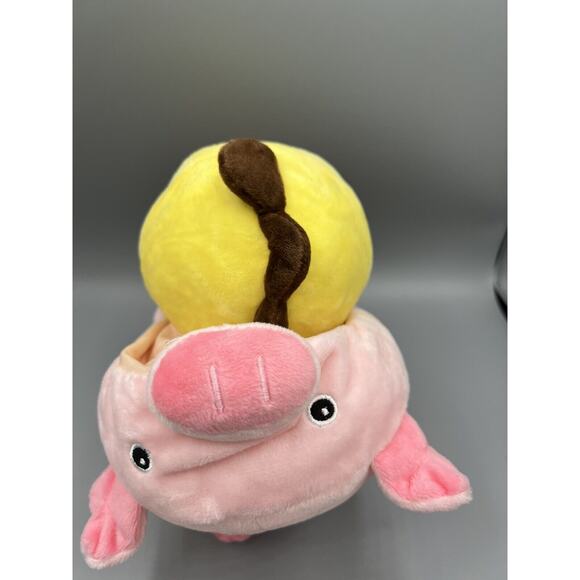 VIPKID Dino Pig Plush Doll Small Cuddly Toy In A Pig Costume - Picture 7 of 7